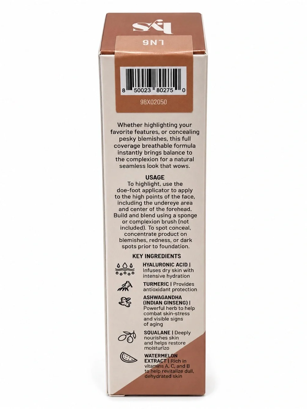 LYS Beauty Triple Fix Full Coverage Brightening Concealer – LN6 Light Nude | NEW